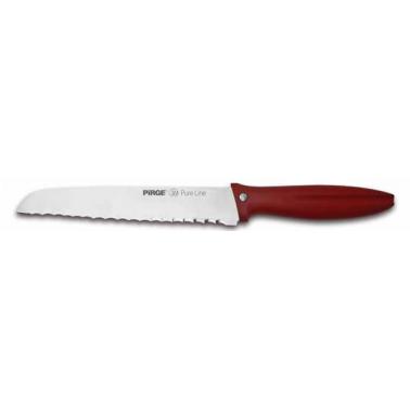 Нож за хляб от неръждаема стомана   червен  22см (48005) PIRGE-PURE LINE 