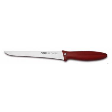 Нож за обезкостяване  от неръждаема стомана  червен 20см (48004) PIRGE-PURE LINE 