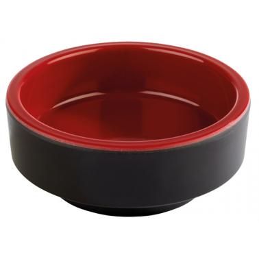 Меламинова купа Bento черно/червено   ф7,5см 40мл ASIA PLUS  - APS