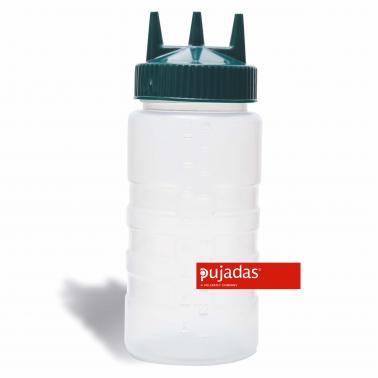 Полиетиленова бутилка за сос тройна 500мл, 18см, ф5см - Pujadas