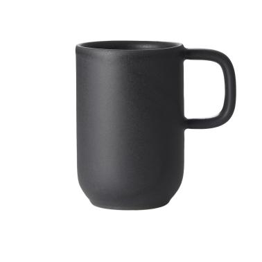 Комплект от 6 керамични чаши MUG, ф7,5см, h11см, 370мл, ONE MIDNIGHT - ROCKZZERO