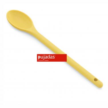 Пластмасова лъжица жълта   30,5см   до 205 градуса  - Pujadas