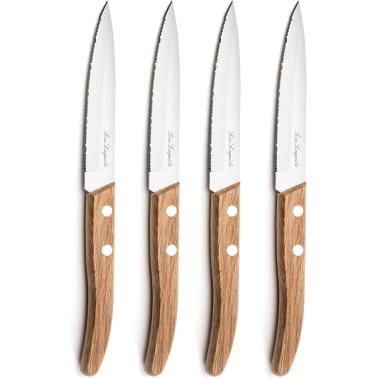Комплект от 4 ножа за стек, Forest, натурал - Lou Laguiole