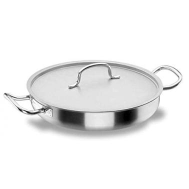 Иноксова тава с капак  Chef-Classic   ф32см  h6см 2.7л  - Lacor