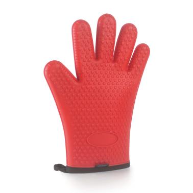 Силиконова кухненска ръкавица, 27см, червена - Lacor