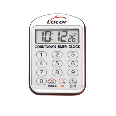 Дигитален кухненски таймер  13х24.5х2.5см - Lacor