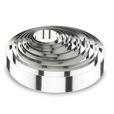 Иноксов пръстен за торта, кръгъл, ф6см, h4см  - Lacor