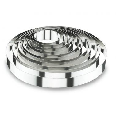 Иноксов пръстен за торта, кръгъл, ф14см, h4.5см  - Lacor
