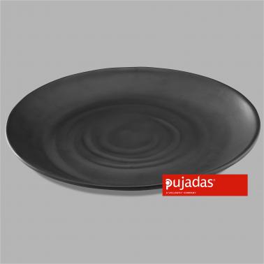 Меламинова чиния черна   ф28см h2,9см - Pujadas
