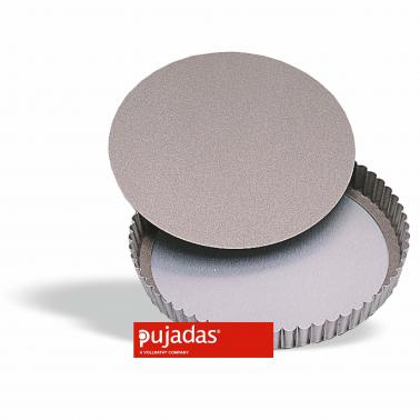 Метална форма за печене с назъбени ръбове и подвижна основа, ф10см, h1,8см - Pujadas