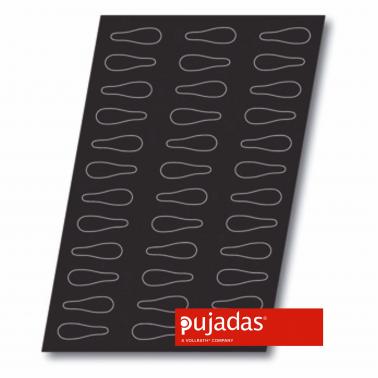 Форма за печене, силикон и фибростъкло 36бр, 90х28мм, h12мм, 15мл - Pujadas