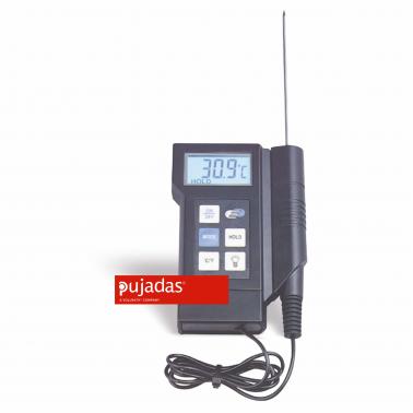Дигитален термометър с  дисплей  от  -20°C  до +200°C  13,5х9,2х2,7см  4,2х2,2см - Pujadas