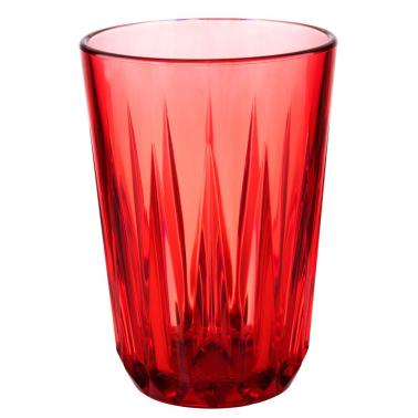 Чаша, тритан, ф7см, h9,5см, 150мл, червена, стакабъл, „CRYSTAL“ - APS