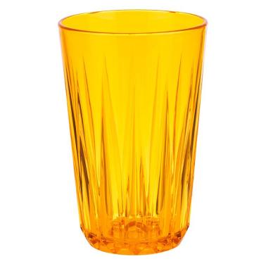 Чаша, тритан, ф8см, h12,5см, 300мл, оранжева, стакабъл, „CRYSTAL“ - APS