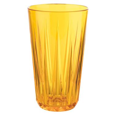 Чаша, тритан, ф9см, h15,5см, 500мл, оранжева, стакабъл, „CRYSTAL“ - APS