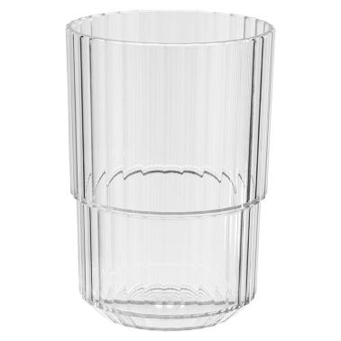 Чаша, тритан, ф8,5см, h12см, 400мл, прозрачна, стакабъл, „LINEA“ - APS