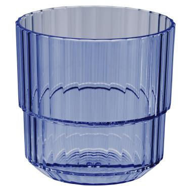 Чаша за напитки, тритан, ф8,5см, h8см, 220мл, синя, стакабъл, „LINEA“ - APS