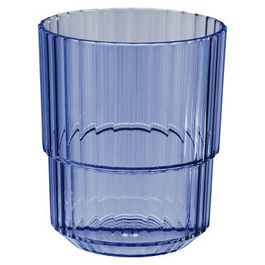 Чаша за напитки, тритан, ф8,5см, h10см, 300мл, синя, стакабъл, „LINEA“ - APS