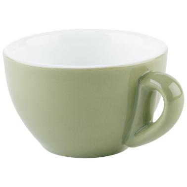 Порцеланова чаша за кафе, ф9,5см, h6см, 200мл, зелена, стакабъл, „SNUG“ – APS