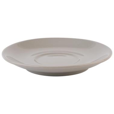 Порцеланова подложна чинийка за чаша за капучино, ф15,5см, h2,5см, сива, стакабъл, „SNUG“ – APS