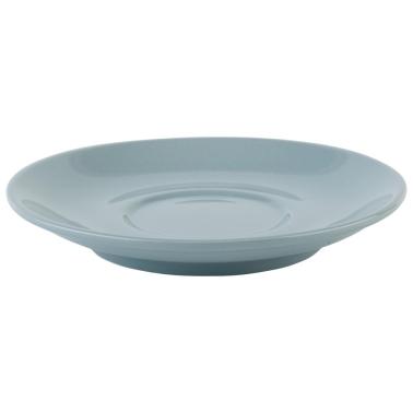 Порцеланова подложна чинийка за чаша за капучино, ф15,5см, h2,5см, синя, стакабъл, „SNUG“ – APS