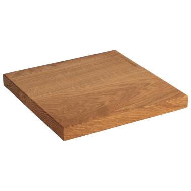 Дървена дъска за стойка за бюфет, квадратна, 20x20xh2см, 