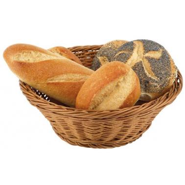Полипропиленов панер за хляб ф25,5см, h8,5см кафяво ECONOMIC - APS