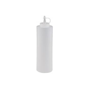 Пластмасова бутилка за сосове 650мл, бяла - APS