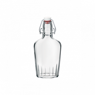 Стъклена бутилка плоска 250мл КЛАСИК FIASCHETTA - BORMIOLI ROCCO
