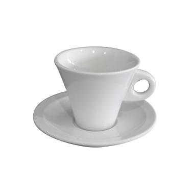 Порцеланова чаша с чинийка 320мл  (21348-C / 24923)ZD - Китайски порцелан