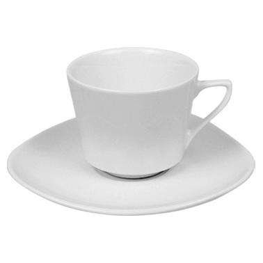 Порцеланова чаша с чинийка 100мл PERA (PE 02 EK) ГП  - Gural Porselen