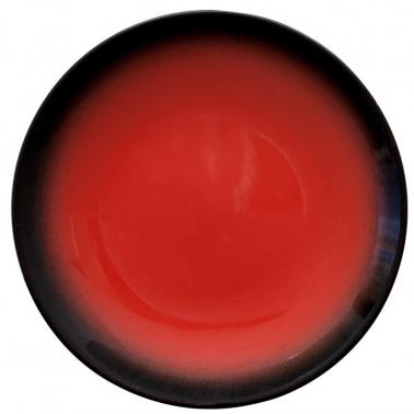 Порцеланова чиния ф25см   MARMARIS-BLACK/RED (NBNEO25DU631KMZS)ГП  - Gural Porselen