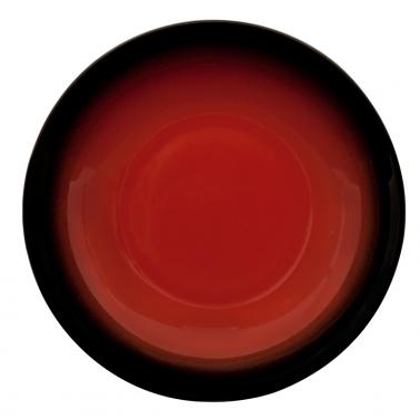 Порцеланова чиния дълбока ф20см   MARMARIS-BLACK/RED (NBNEO20CK631KMZS)ГП  - Gural Porselen