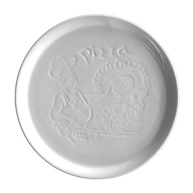 Порцеланова чиния за  пица ф30см  релефна (D 230 PT)ГП  - Gural Porselen