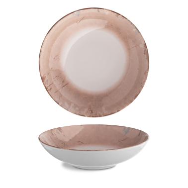 Порцеланова чиния за паста, ф26см, Stone ginger - G.Benedikt