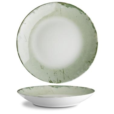 Порцеланова чиния за паста, ф30см, Stone green - G.Benedikt