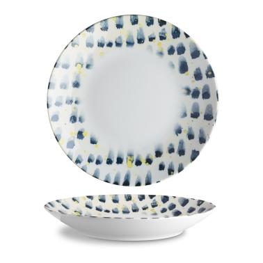 Порцеланова чиния за паста, ф30см, Blue brush - G.Benedikt