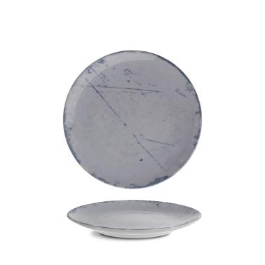 Порцеланова плитка чиния, ф24см, Stone blue - G.Benedikt