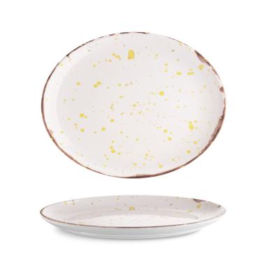 Порцеланова овална чиния, 28см, Brown moon - G.Benedikt