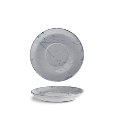 Порцеланова подложна чинийка, 12см, Stone blue - G.Benedikt