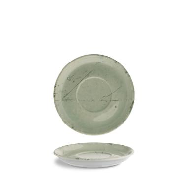 Порцеланова подложна чинийка, 12см, Stone green - G.Benedikt
