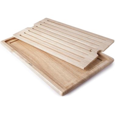 Дървена дъска за рязане на хляб, GN 1/1, правоъгълна, 53x32,5см, h2см – Lacor