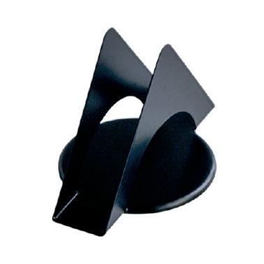Иноксов салфетник, триъгълен, черен – MAK