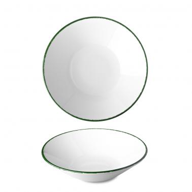 Порцеланова чиния за паста ф27см Optimo Picnic Green - G.Benedikt