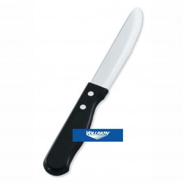 Нож за стек  от неръждаема стомана с черна пластмасова дръжка L25,1см - Pujadas