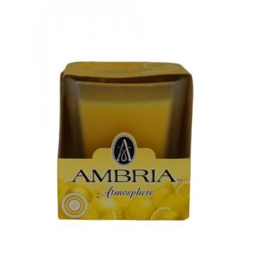 Чаша със свещ 78х12мм с аромат на лимон 204-611009-17 