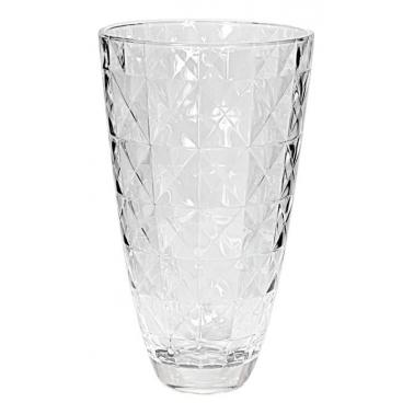 Стъклена ваза  h30см CARRE 66140 - VIDIVI